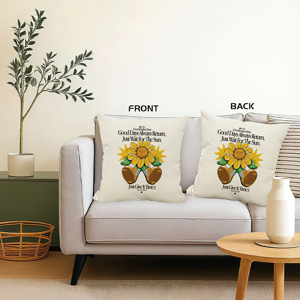 Tokyocanvas Wait For The Sunshine Pillow