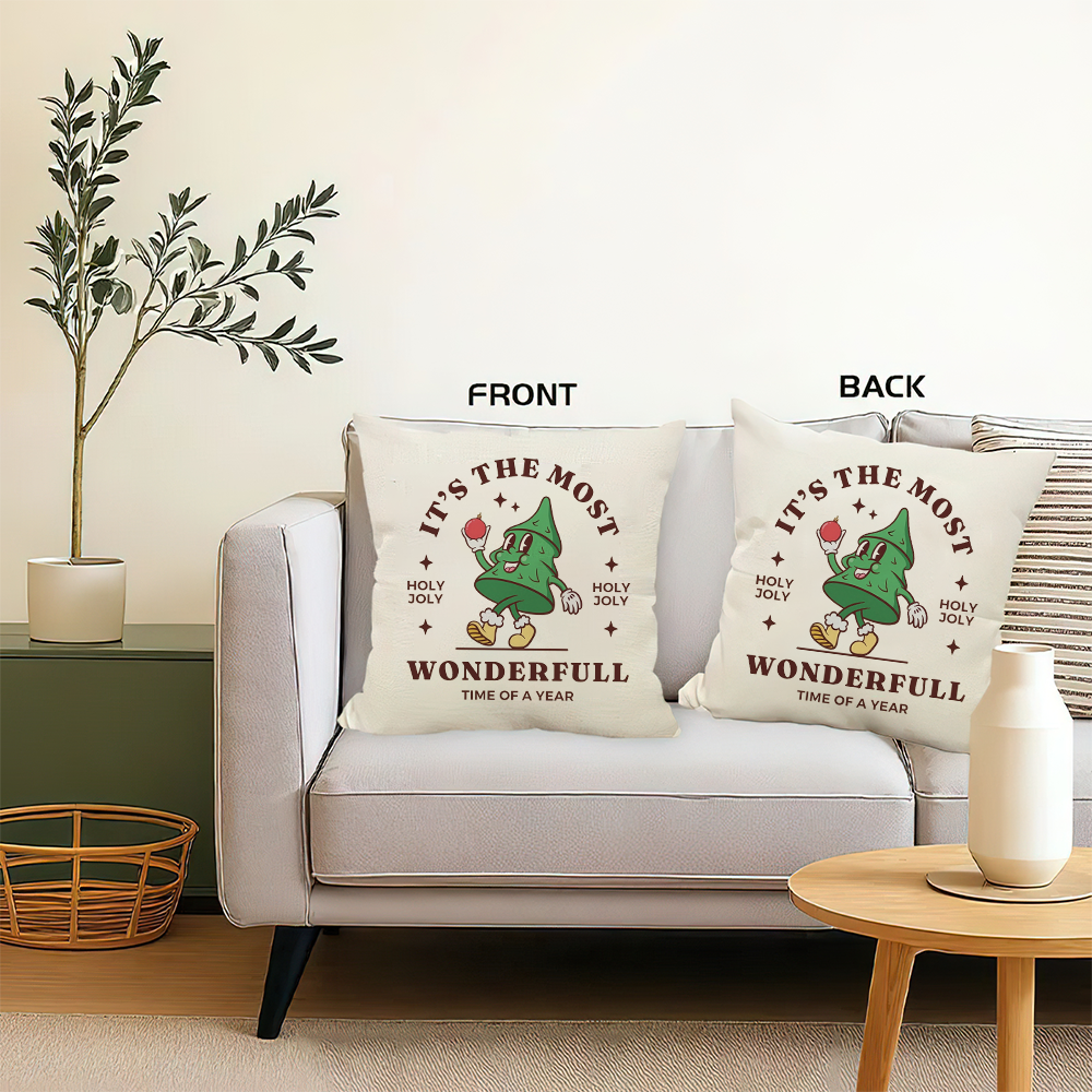 Tokyocanvas The Most Wonderful Time Of The Year Pillow