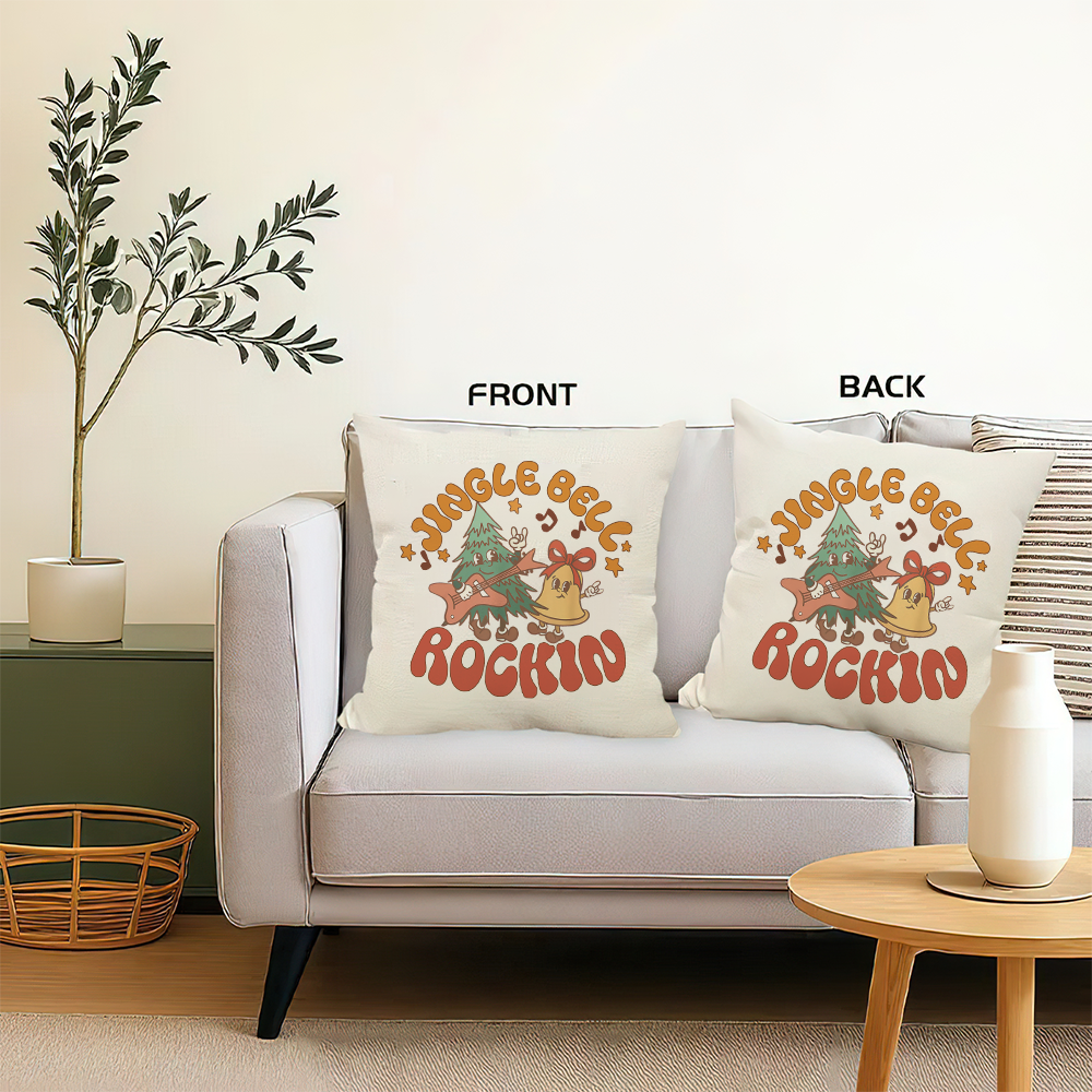 Tokyocanvas Jingle Bell Rockin Pillow