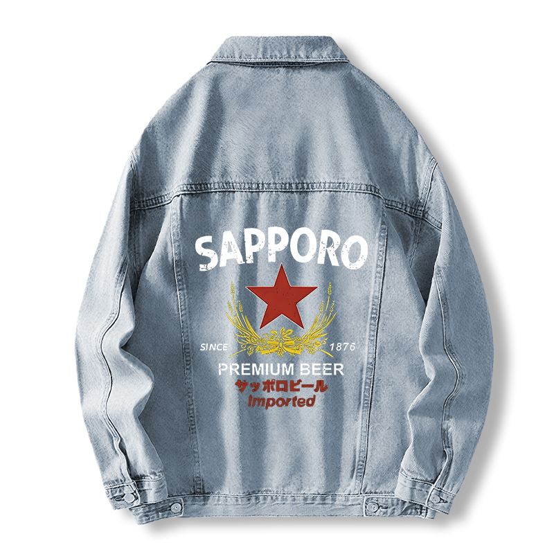 Tokyocanvas Sapporo Beer Essential Jean Jackets