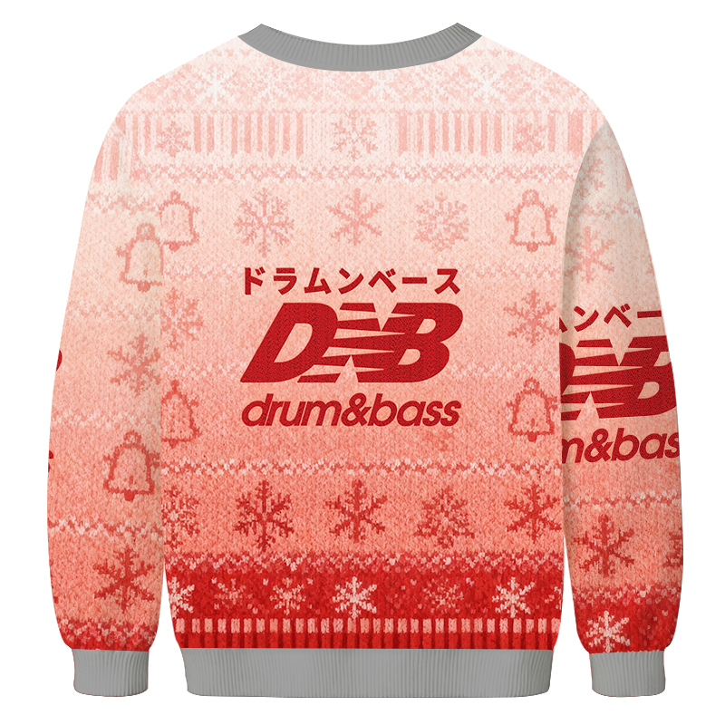 Tokyocanvas Drum And Bass Japan Christmas Ugly Sweatshirt