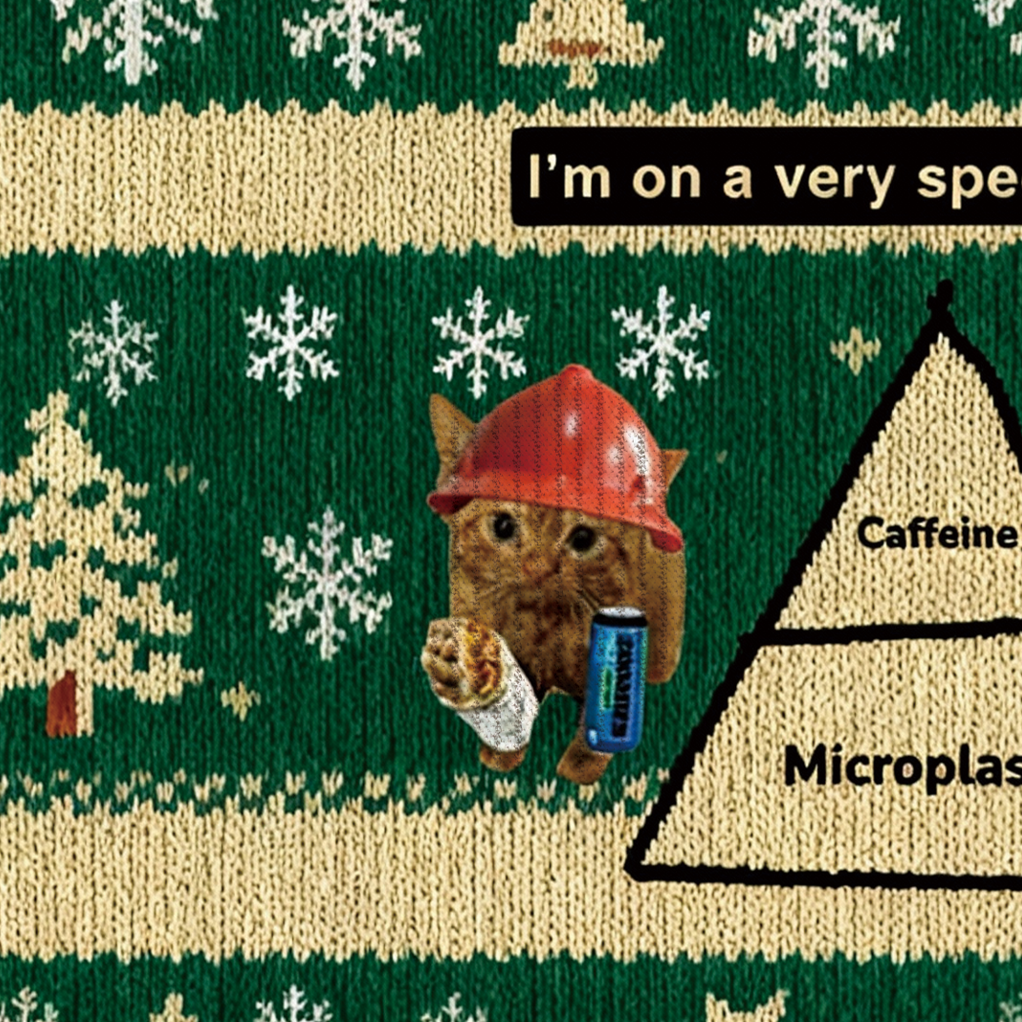 Tokyocanvas I'm On A Very Specific Diet Christmas Ugly Sweatshirt