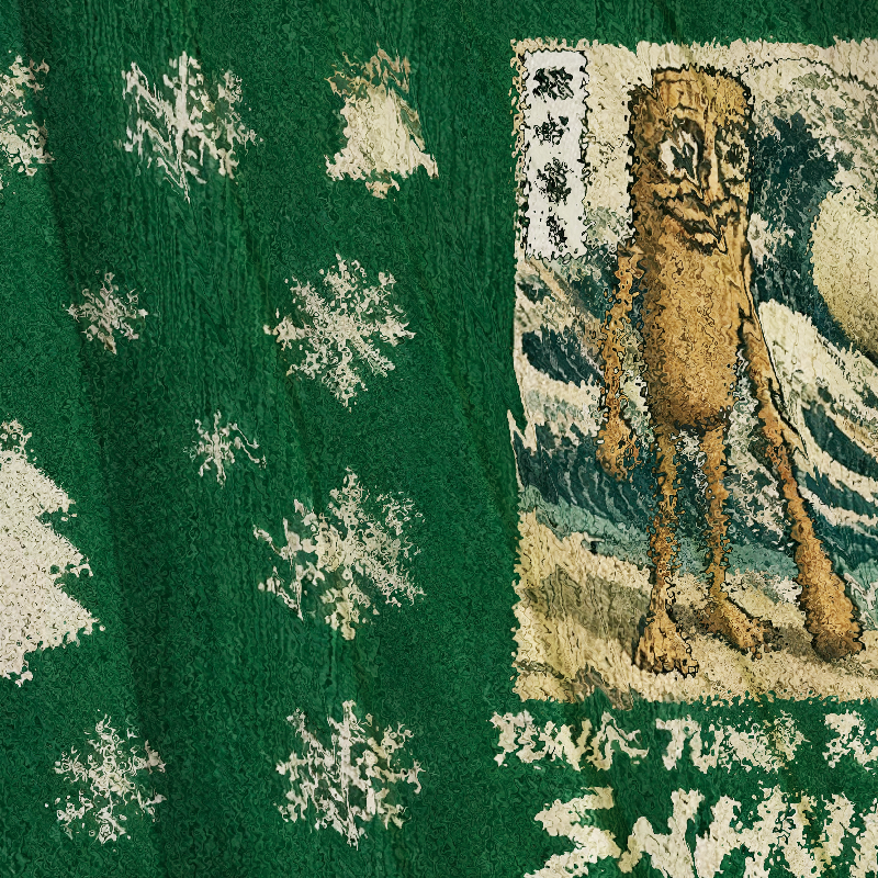 Tokyocanvas Tung Tung Tung Sahur Brainrot Christmas Ugly Sweatshirt