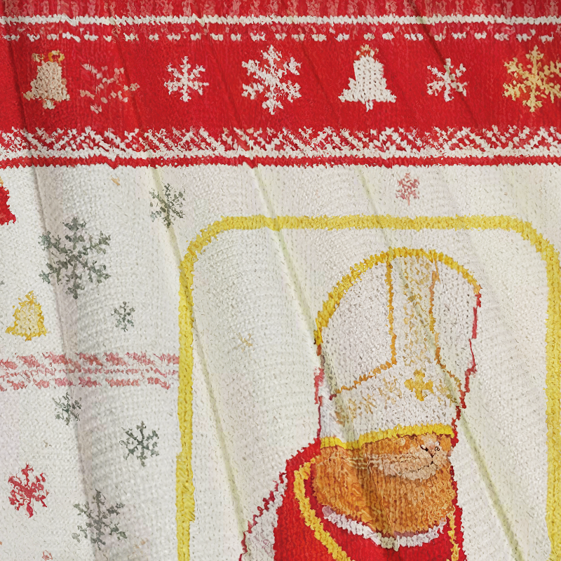 Tokyocanvas Cattholic Cat Funny Christmas Ugly Sweatshirt