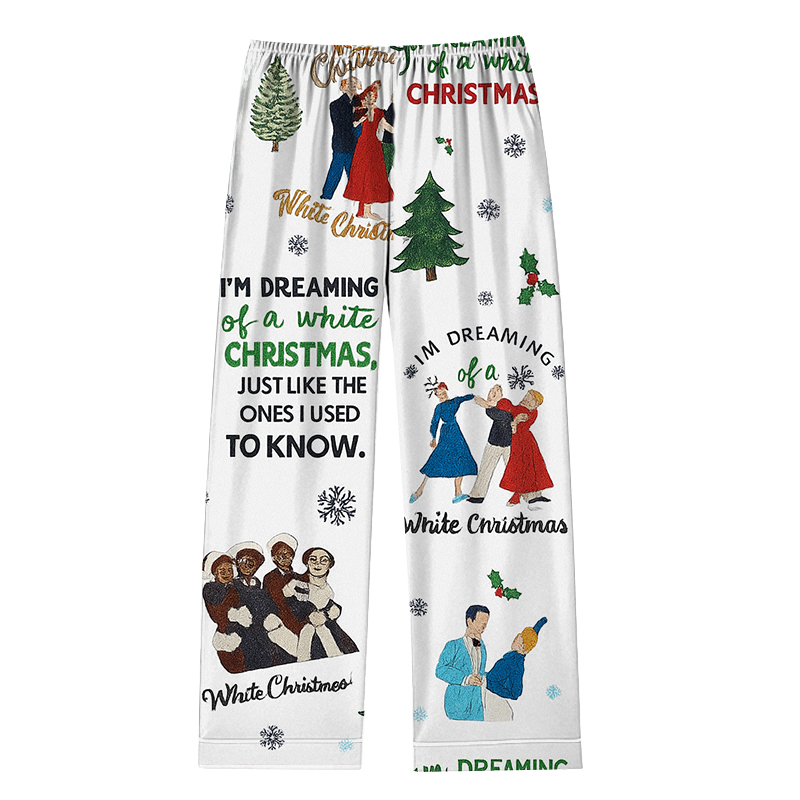 Tokyocanvas White Christmas Movie Pajama Set