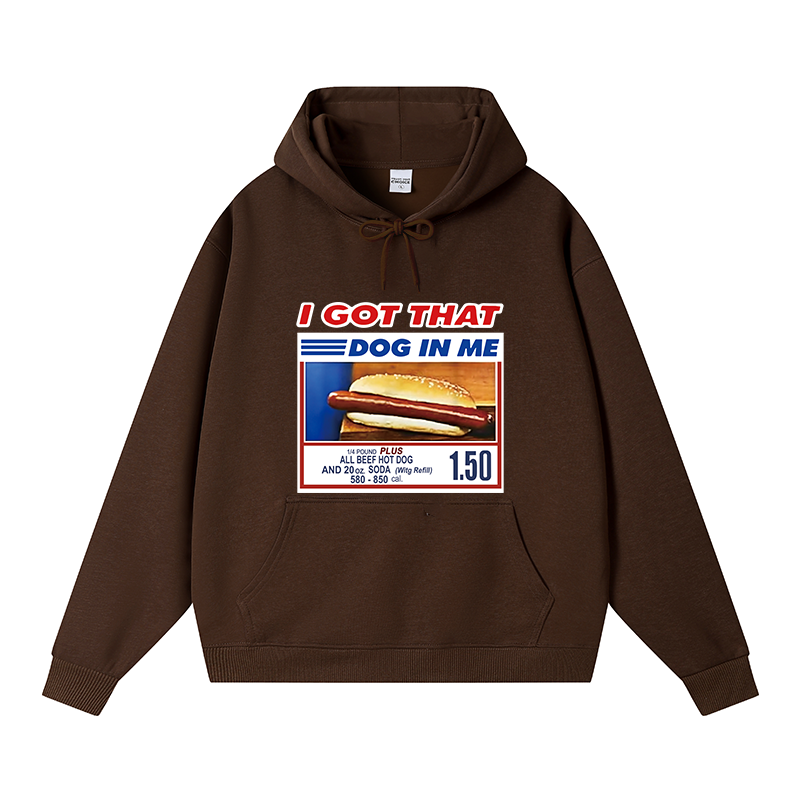 Tokyocanvas I Got That Dog In Me Fleece Lined Hoodie