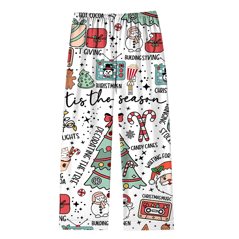 Tokyocanvas Retro Christmas Santa Pajama Set