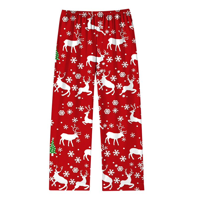 Tokyocanvas Funny Reindeer Christmas Pajama Set