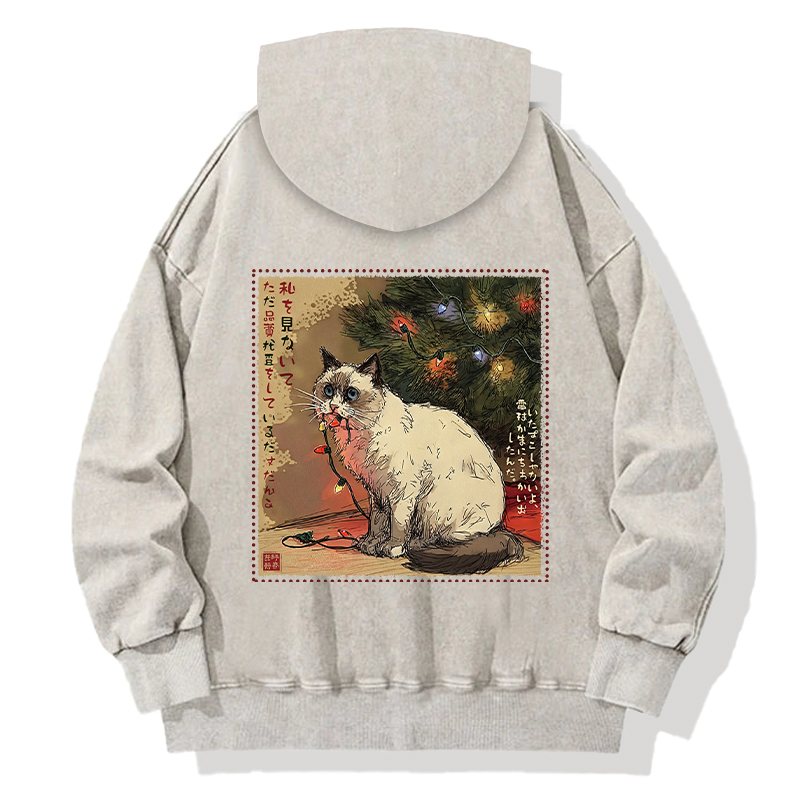 Tokyocanvas Quality Check in Progress Back Washed Hoodie