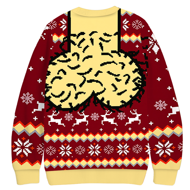 Tokyocanvas Hilarious Naughty Christmas Ugly Sweatshirt