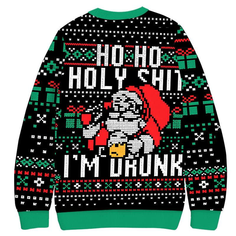 Tokyocanvas Santa Claus Christmas Ugly Sweatshirt