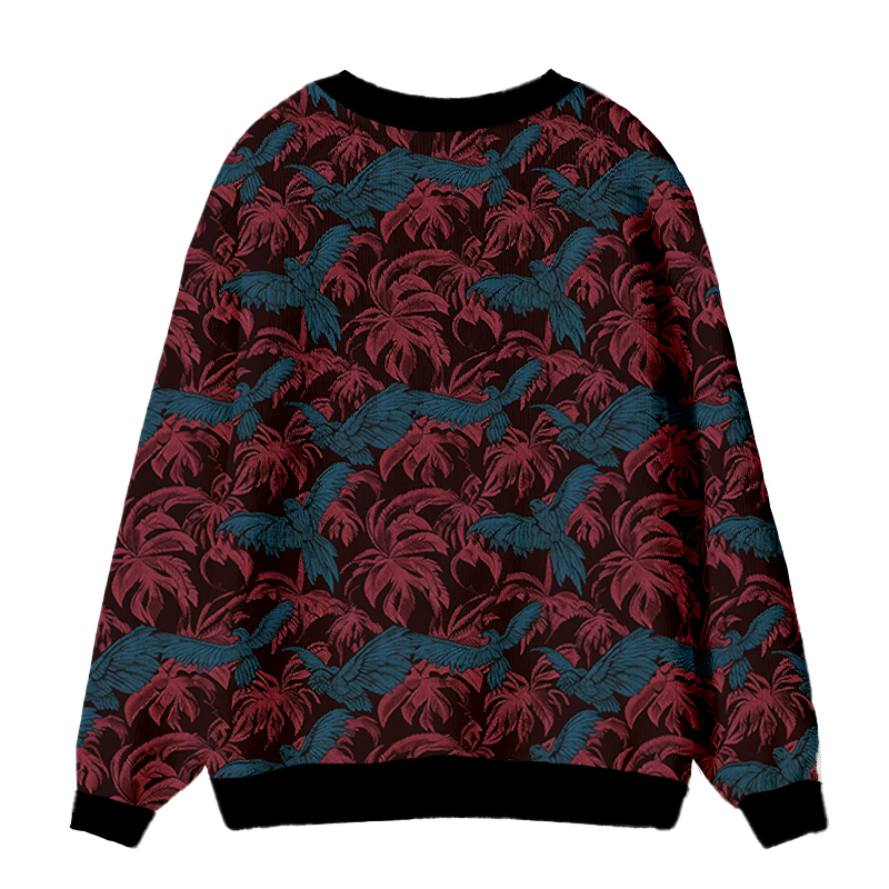 Tokyocanvas Dark Tropical Ugly Cardigan Sweatshirt