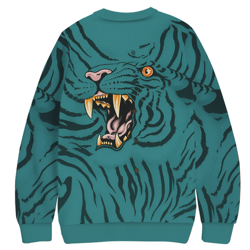Tokyocanvas Tiger Casual Ugly Sweatshirt