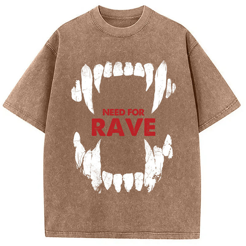 Tokyocanvas Vampiric Fang Washed T-Shirt
