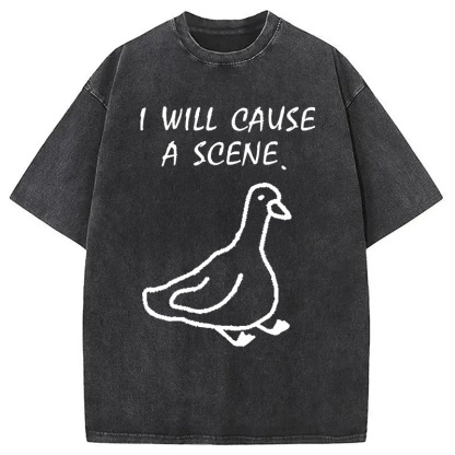 Tokyocanvas Stupid Goose Washed T-Shirt