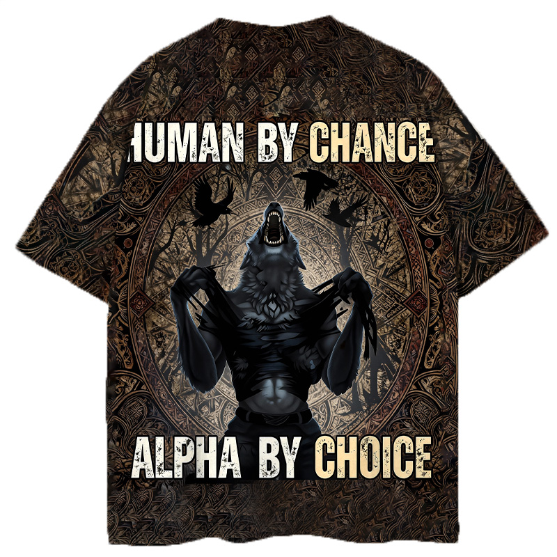 Tokyocanvas Human By Chance Graphic Print T-shirt