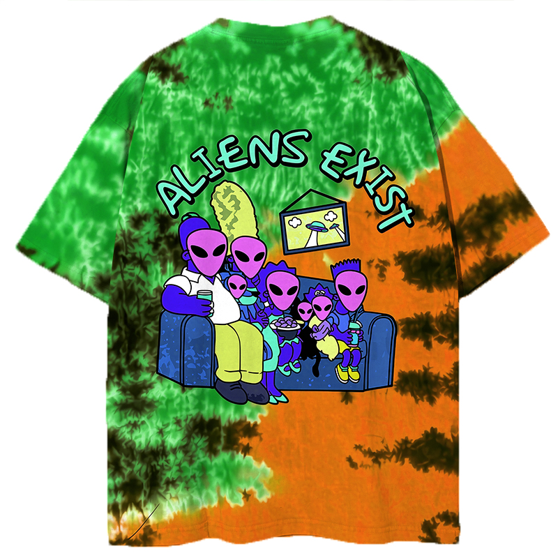 Tokyocanvas Aliens Exist Graphic Print T-shirt