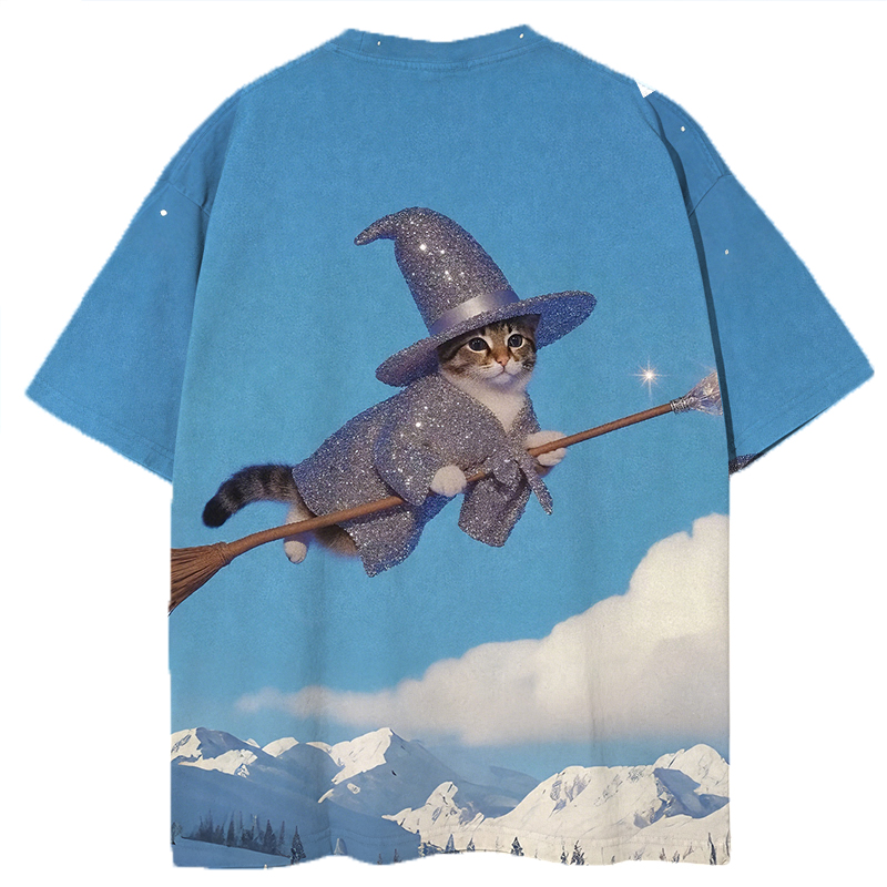 Tokyocanvas Wicked Catch Graphic Print T-shirt