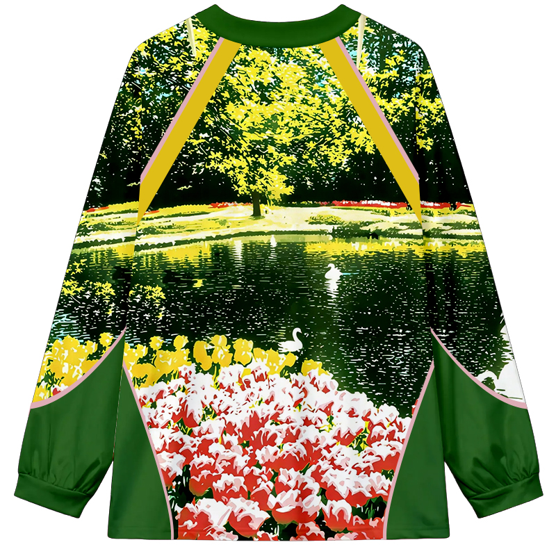 Tokyocanvas Spring Has Come Graphic Long-sleeve T-Shirt