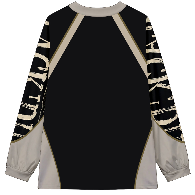 Tokyocanvas Black Dog Long Sleeve Graphic Print T-Shirt