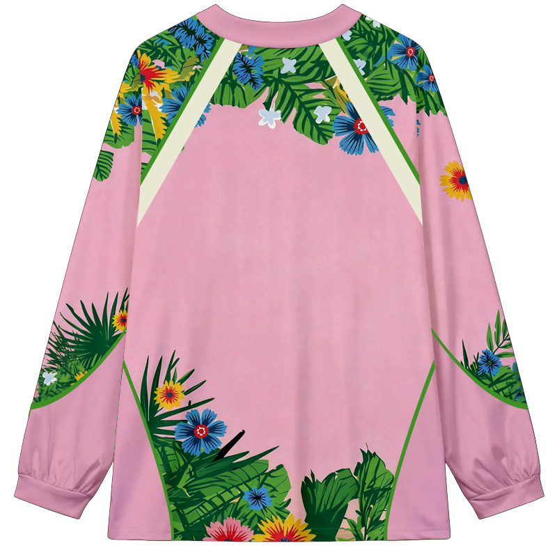 Tokyocanvas Cute Tiger Long Sleeve Graphic Print T-Shirt