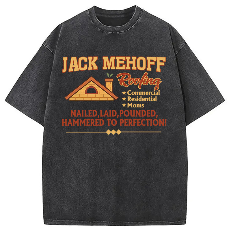 Tokyocanvas Jack Mehoff Roofing Washed T-Shirt