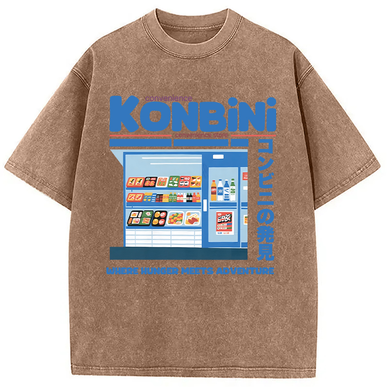 Tokyocanvas Japan Convenience Store Washed T-Shirt
