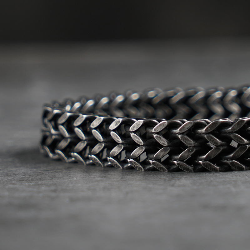 Tokyocanvas Wolf Head Dark Warrior Hip-hop Bracelet