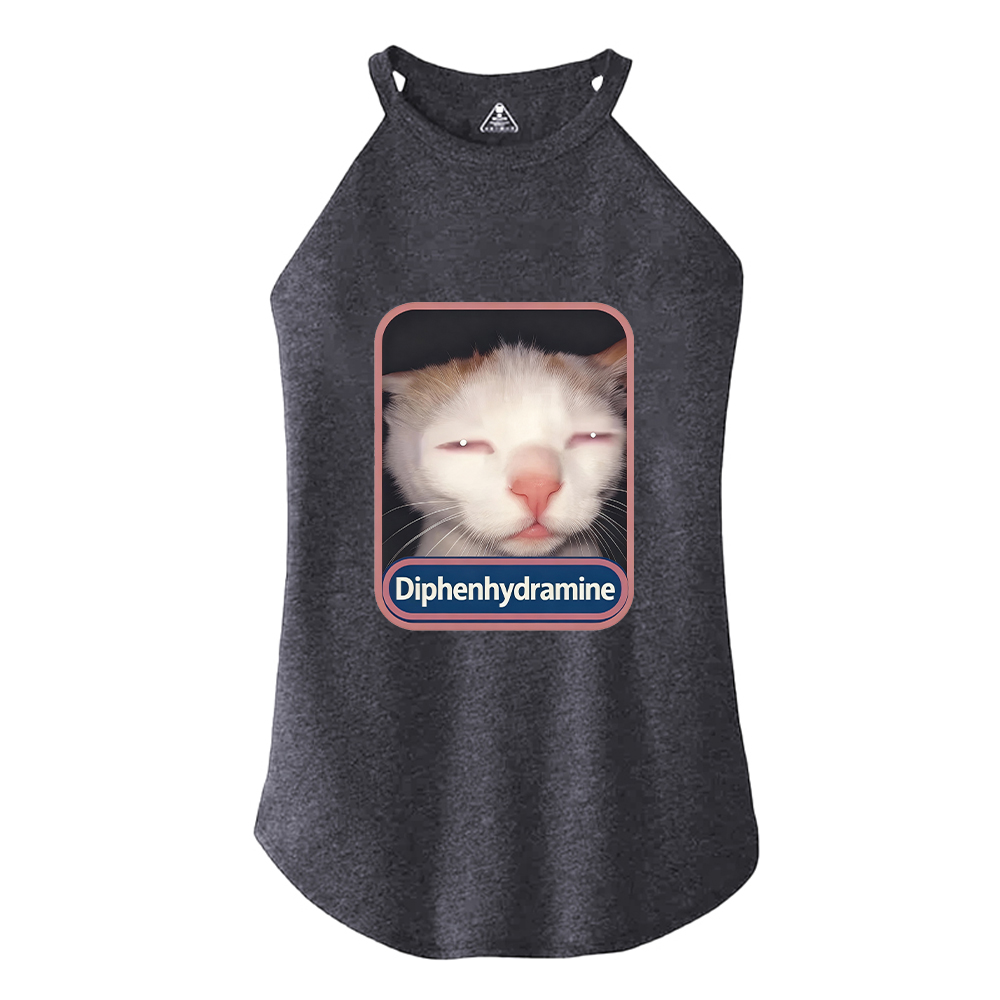 Tokyocanvas Diphenhydramine Cat Meme Cotton Tank