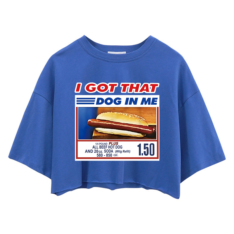 Tokyocanvas I Got That Dog In Me Crop Top