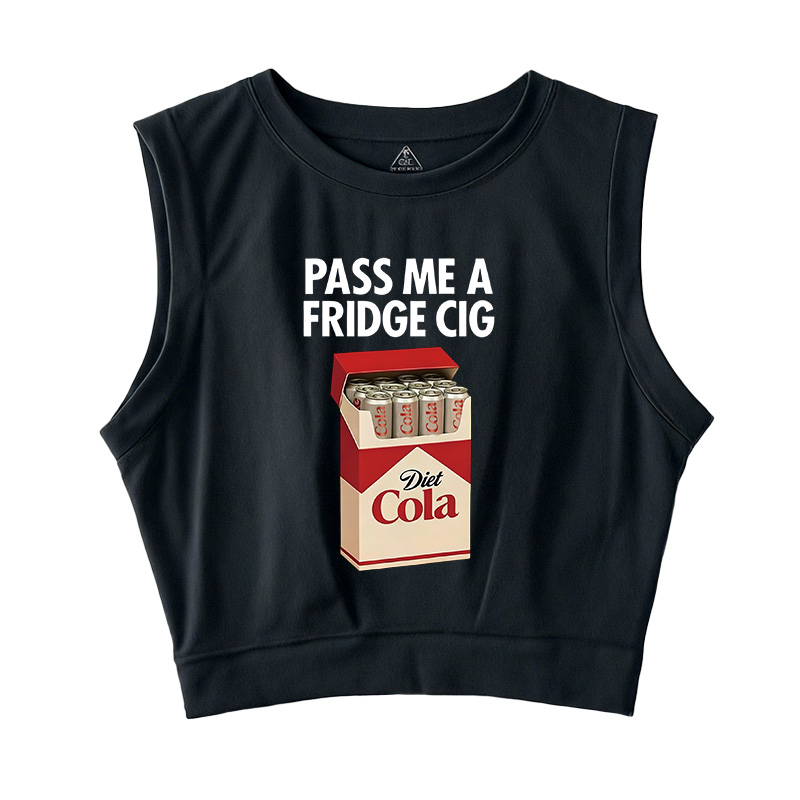 Tokyocanvas I Need A Diet Cola Sleeveless Crop Top