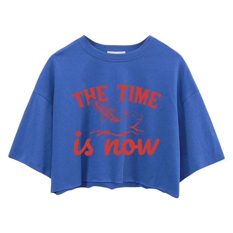 Tokyocanvas Flying Pig Crop Top