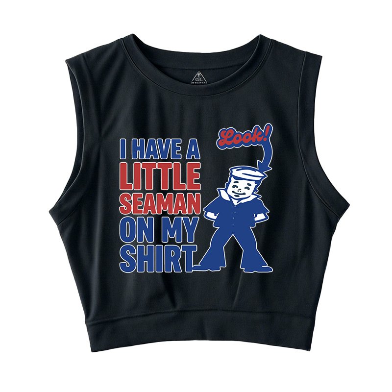 Tokyocanvas I Have a Little Seaman Sleeveless Crop Top