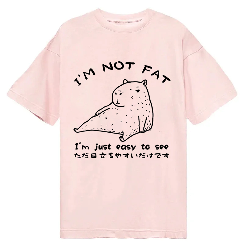 Tokyocanvas Capybara Fat Just Easy to See Classic T-Shirt
