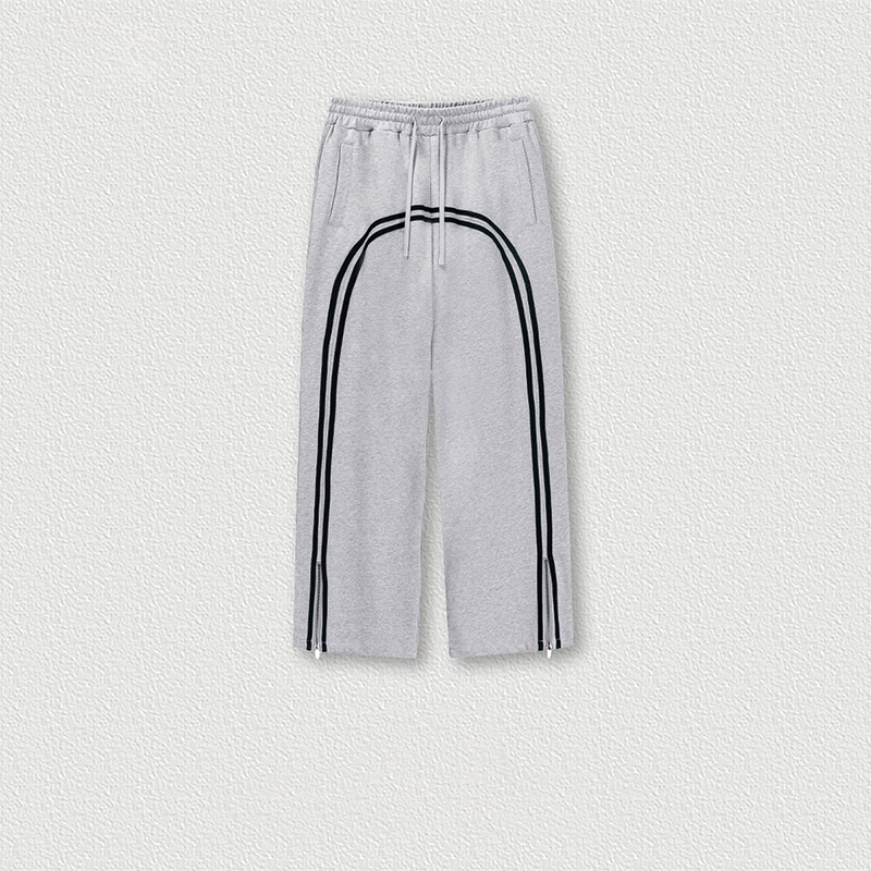 Tokyocanvas Batik Arched-Line Sweatpants