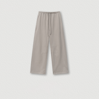 Tokyocanvas Classic Minimalist Curved Sweatpants