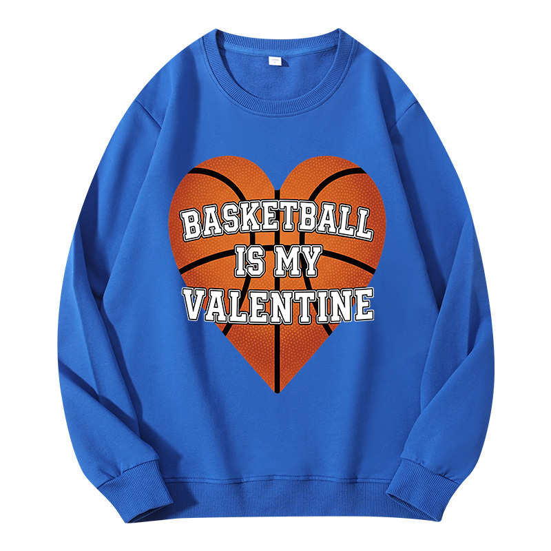 Tokyocanvas Heart Basketball Valentine Classic Sweatshirt
