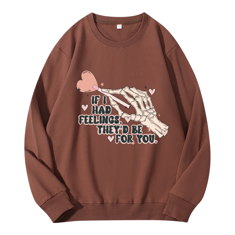 Tokyocanvas Skeleton Valentines Day Classic Sweatshirt