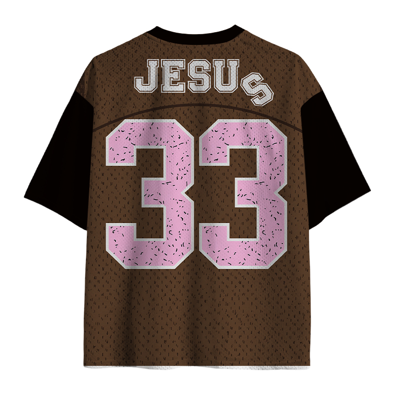 Tokyocanvas Jesus Did It Mesh Jersey