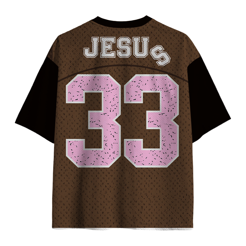 Tokyocanvas Jesus Did It Mesh Jersey