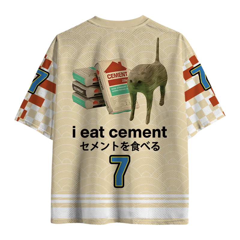 Tokyocanvas I Eat Cement Mesh Jersey