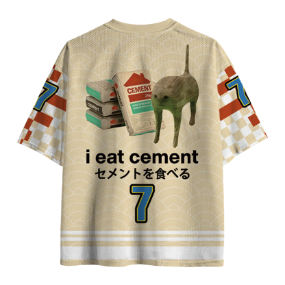 Tokyocanvas I Eat Cement Mesh Jersey