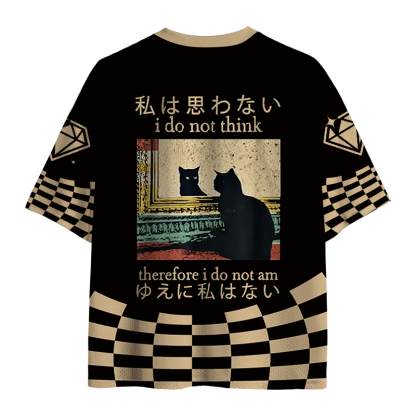 Tokyocanvas I Do Not Think Therefore I Do Not Am Mesh Jersey