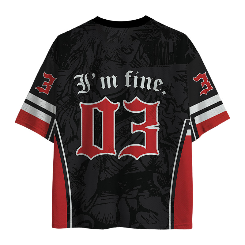 Tokyocanvas I'm Fine Mesh Jersey