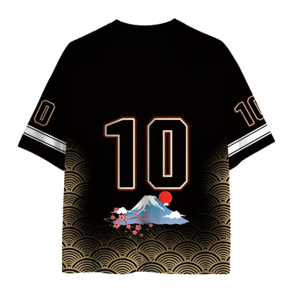 Tokyocanvas Japanese Kanji Mesh Jersey