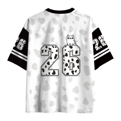 Tokyocanvas Cats And Humans Mesh Jersey