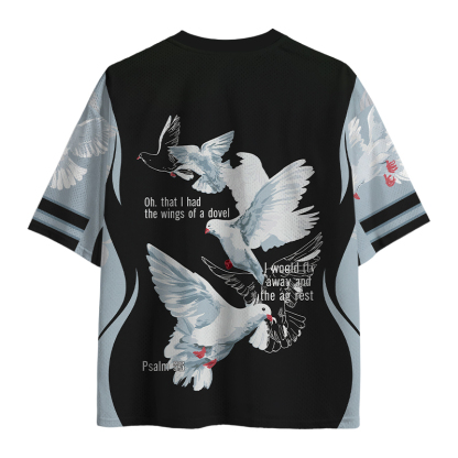 Tokyocanvas Hope Peace And Love Mesh Jersey