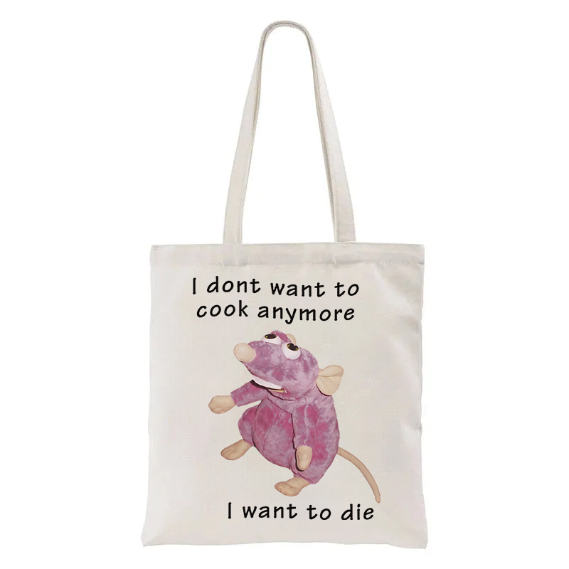 Tokyocanvas I Don't Want To Cook Anymore Tote Bag