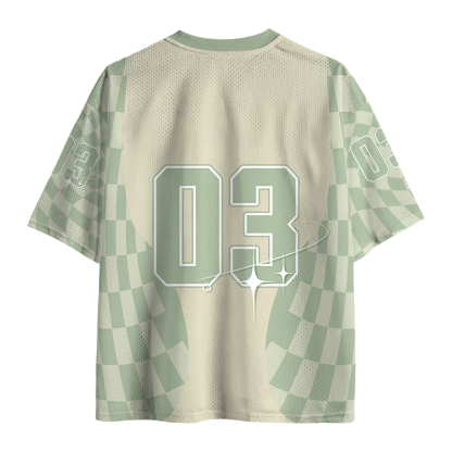 Tokyocanvas Cute Cat Eating Ramen Mesh Jersey