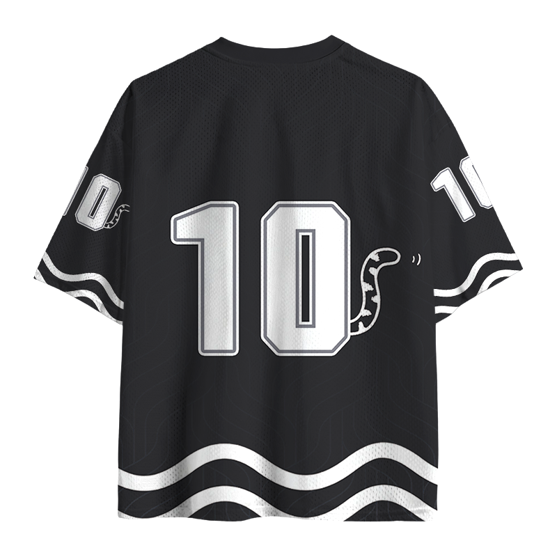 Tokyocanvas Retro Cat Smoking Mesh Jersey